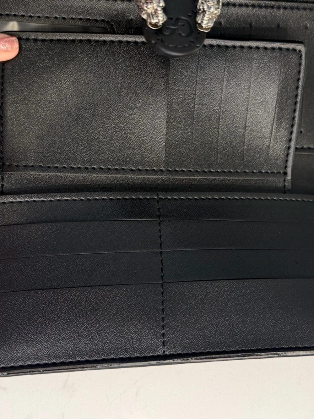 Gucci Black Embossed GG Leather Dionysus Continental Wallet - Picture 8 of 8